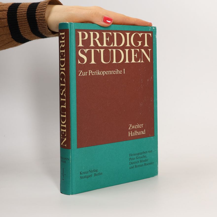 Various authors Predigtstudien. Zur Perikopenreihe I. Zweiter Halband