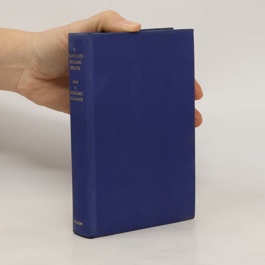 Rosalind Vallance A Hundred English Essays