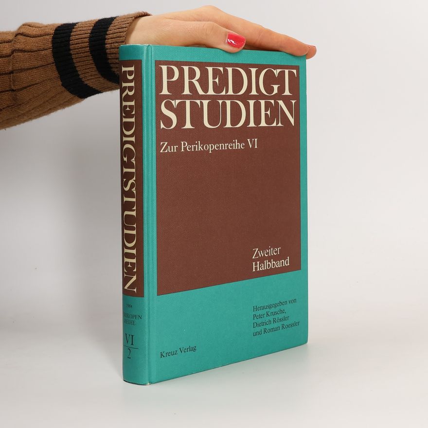 Autorenkollektiv Predigtstudien fur das Kirchenjahr 1978/79, Perikopenreihe I, erster Halbband - Kirchenjahr 1984, Perikopenreihe VI, zweiter Halbband
