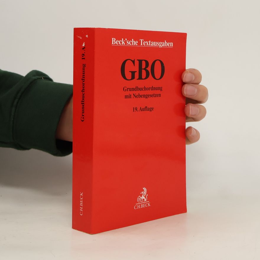 Kolektiv autorů Grundbuchordnung