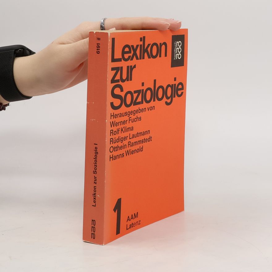 Rolf Klima Handbuch rororo - 1: Lexikon zur Soziologie