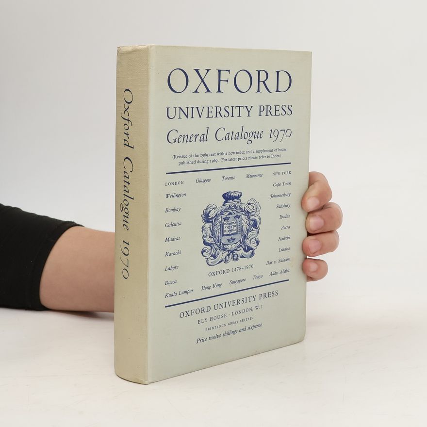Collectif d'auteurs Oxford University Press. General Catalogue 1970