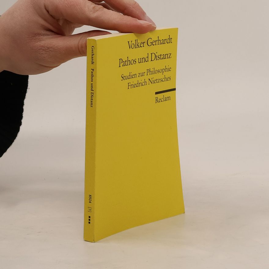 Volker Gerhardt Pathos und Distanz