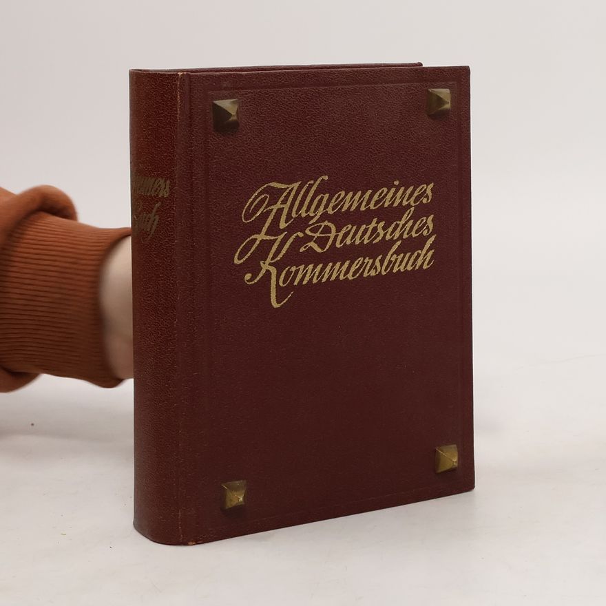 Various authors Allgemeines Deutsches Kommersbuch