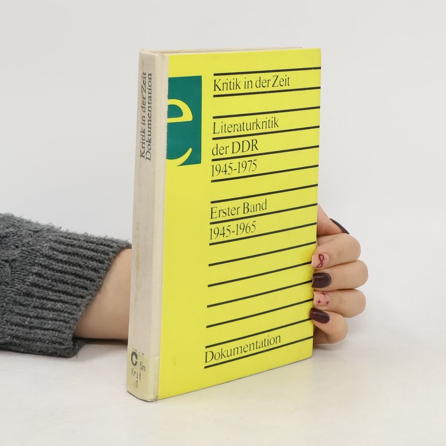 Various authors Kritik in der Zeit. 1