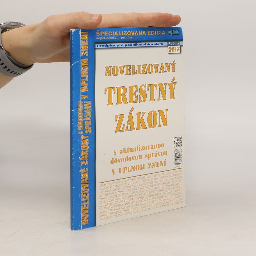 Autorenkollektiv Novelizovaný trestný zákon