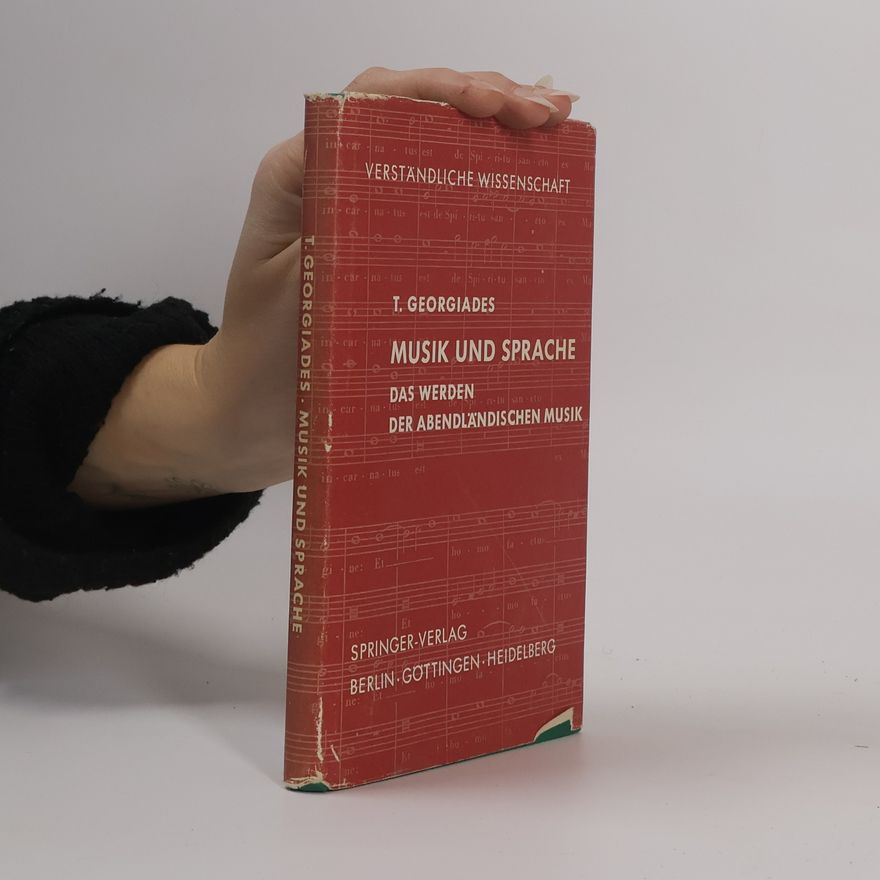 T. Georgiades Musik und Sprache
