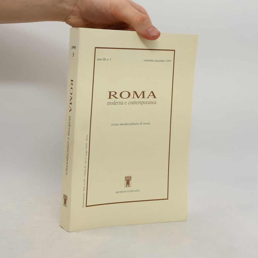 Collectif d'auteurs Roma moderna e contemporanea III, n. 3