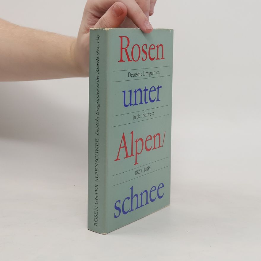 Rolf Weber Rosen unter Alpenschnee