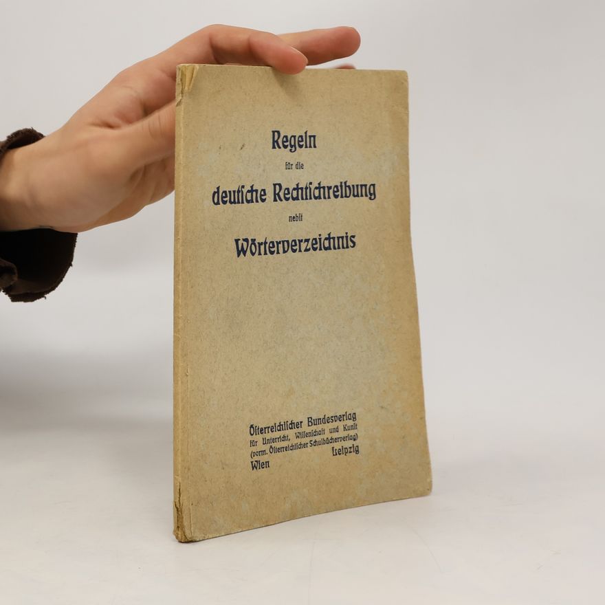 Collectif d'auteurs Regeln für die deutsche Rechtschreibung nebst Wörterverzeichnis