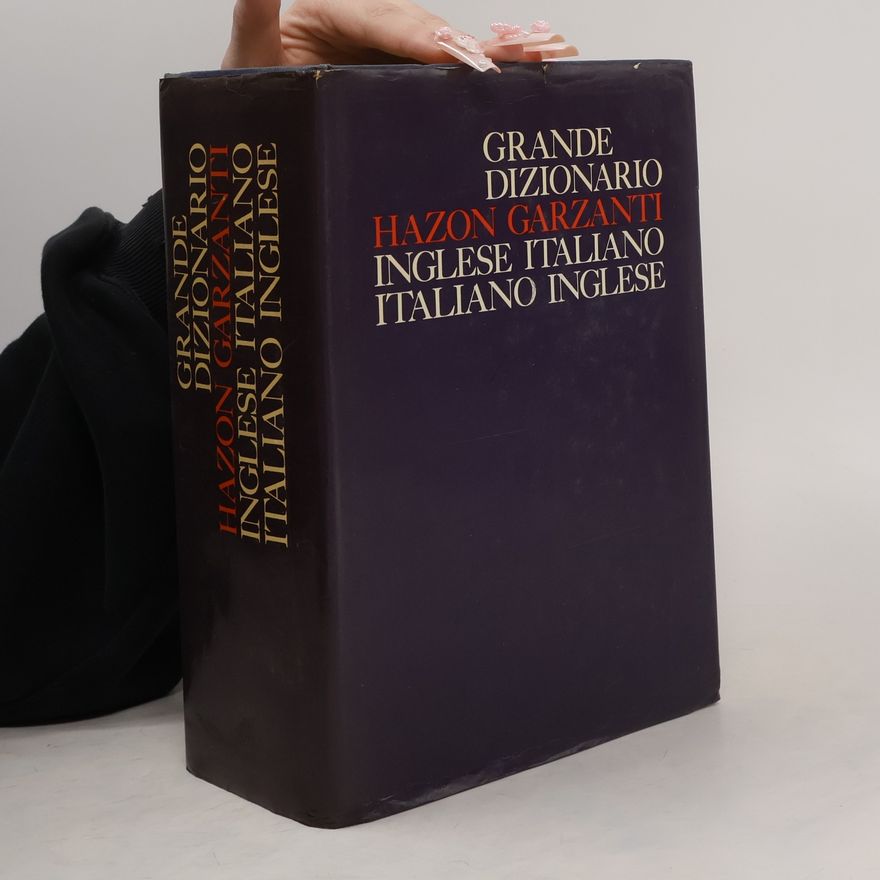 Aldo Garzanti Grande dizionario. Hazon garzanti inglese italiano. Italiano inglese