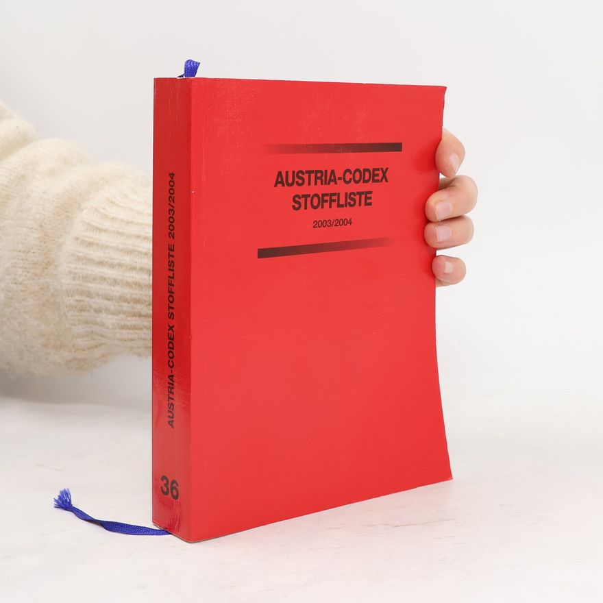 Collectif d'auteurs Austria Codex Stoffliste 2003/2004