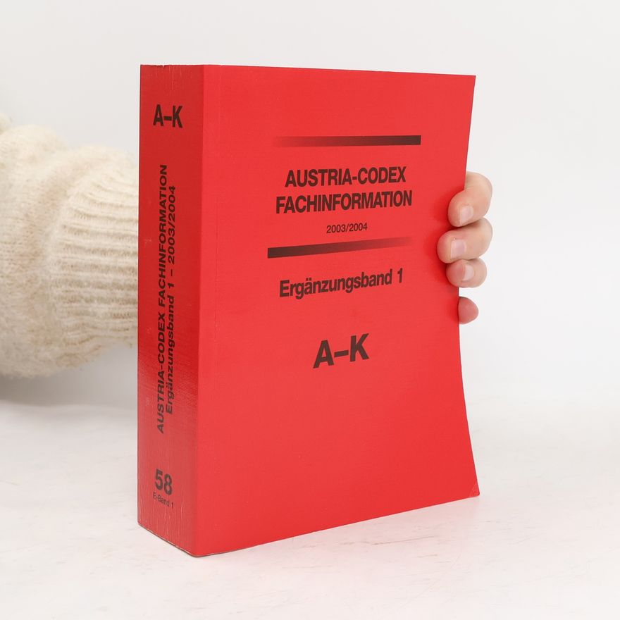Collectif d'auteurs Austria-Codex Fachinformation 58, 2003/2004