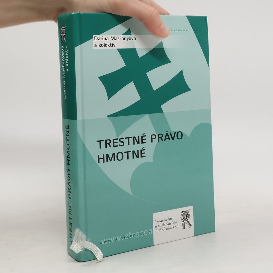 Darina Mašľanyová Trestné právo hmotné