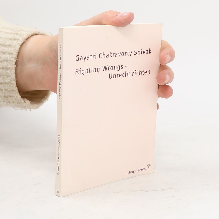 Gayatri Ch. Spivak Righting Wrongs - Unrecht richten