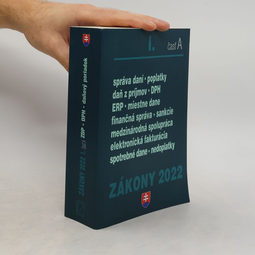 s.r.o. Poradca Zákony I-A/2022 – daňové zákony