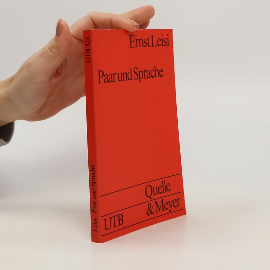 Ernst Leisi Paar und Sprache