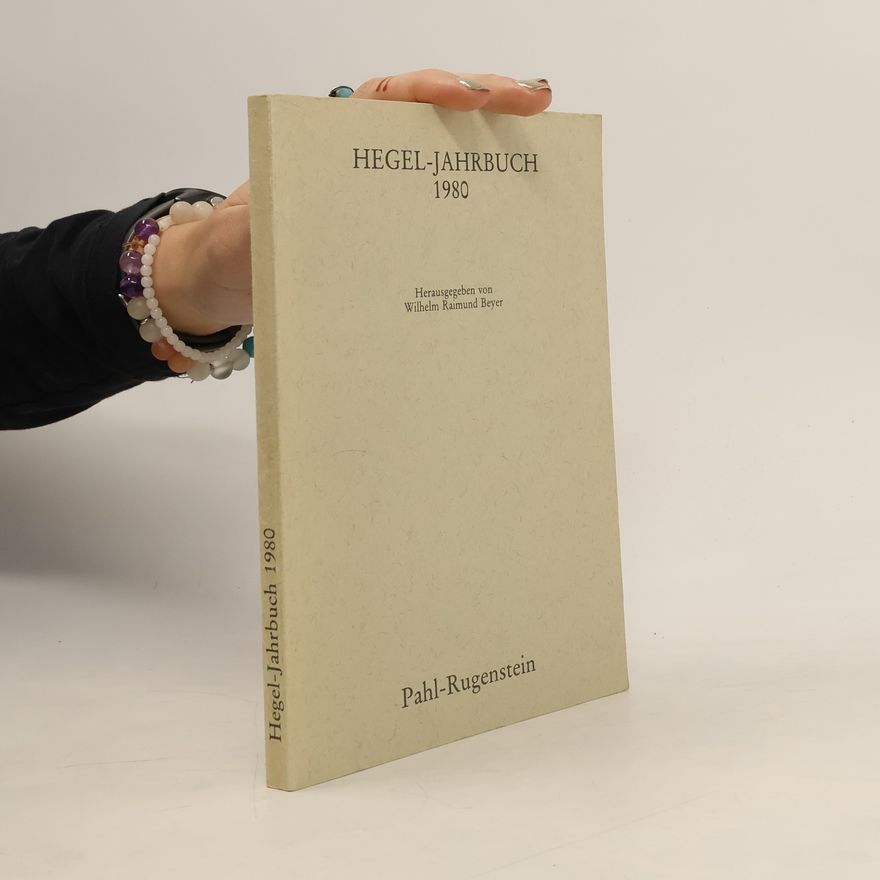 Wilhelm Raimund Beyer Hegel-Jahrbuch 1980