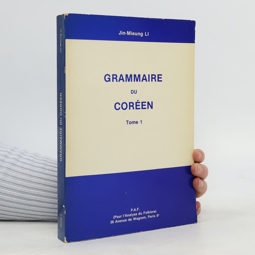Jin-mieung Li Grammaire du coréen