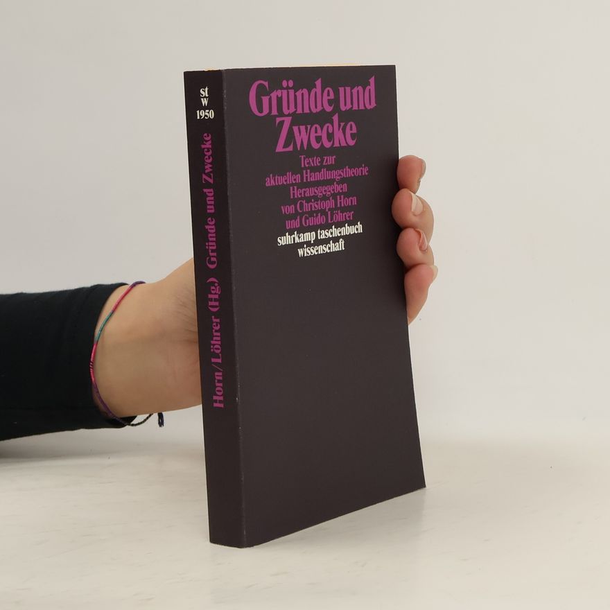 Christoph Horn Gründe und Zwecke
