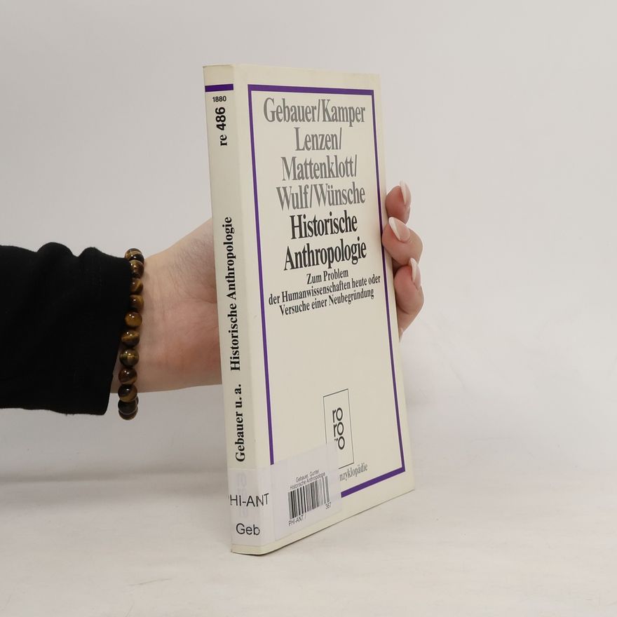 Gunter Gebauer Historische Anthropologie