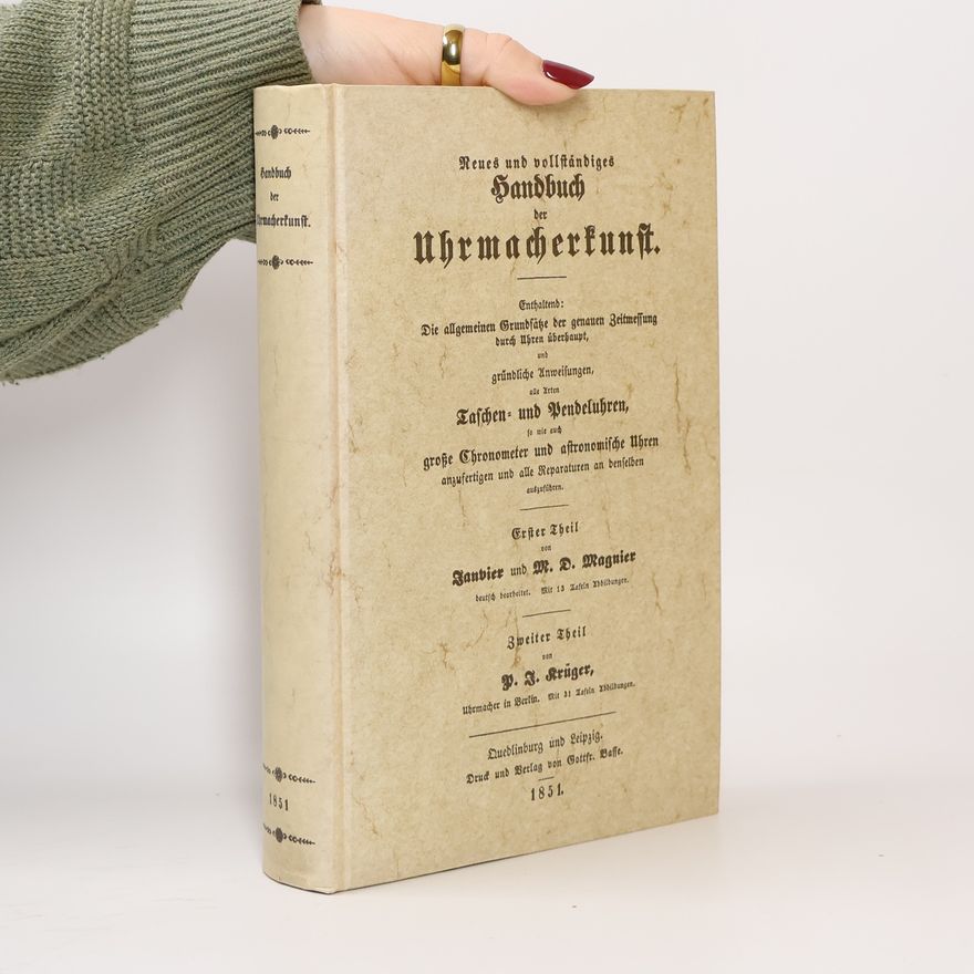 Autorenkollektiv Handbuch der Uhrmacherkunst