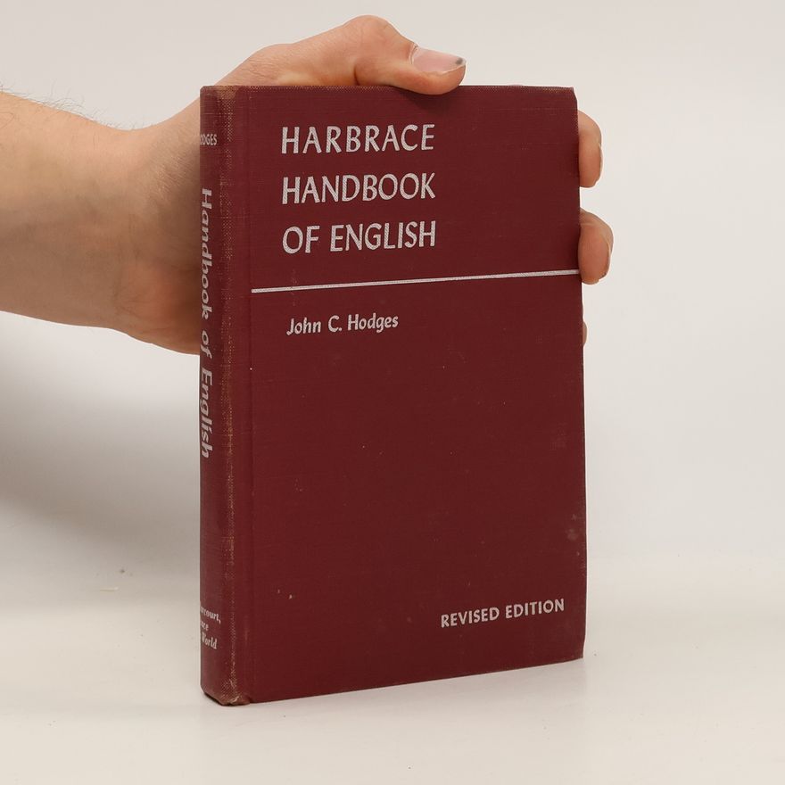 John Cunyus Hodges Harbrace Handbook of English Language