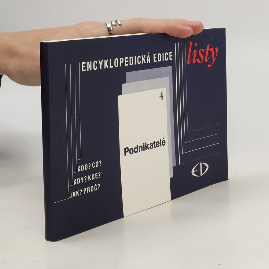 Erika Pflegerová Encyklopedická edice listy 4. Podnikatelé