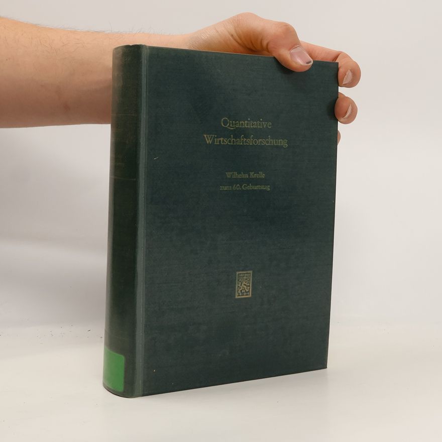 Rudolf Henn Quantitative Wirtschaftsforschung