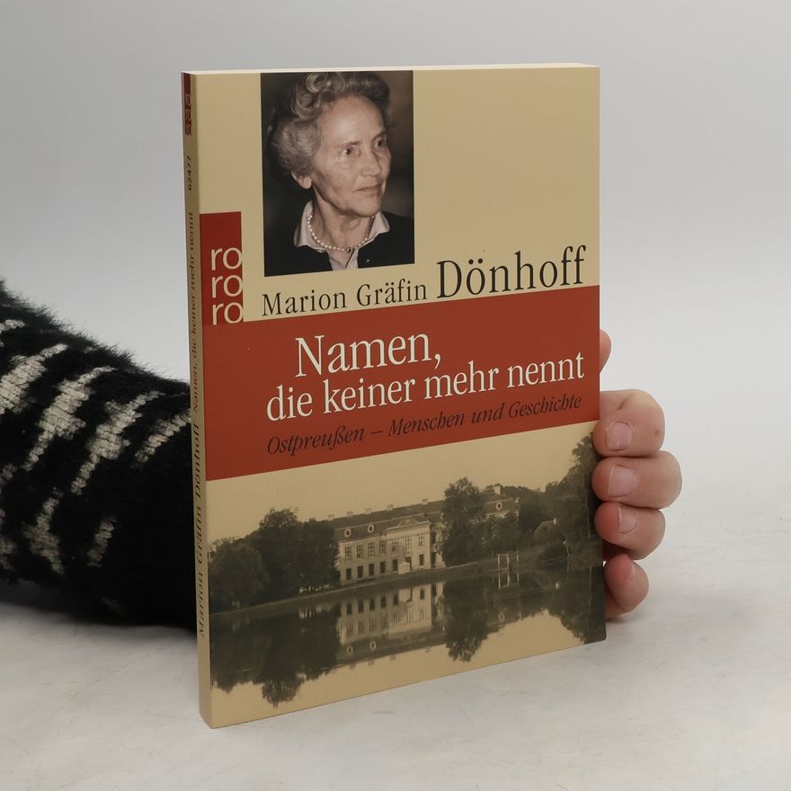 Marion Dönhoffová Namen, die keiner mehr nennt