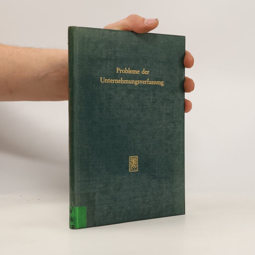 Martin Lohmann Probleme der Unternehmungsverfassung
