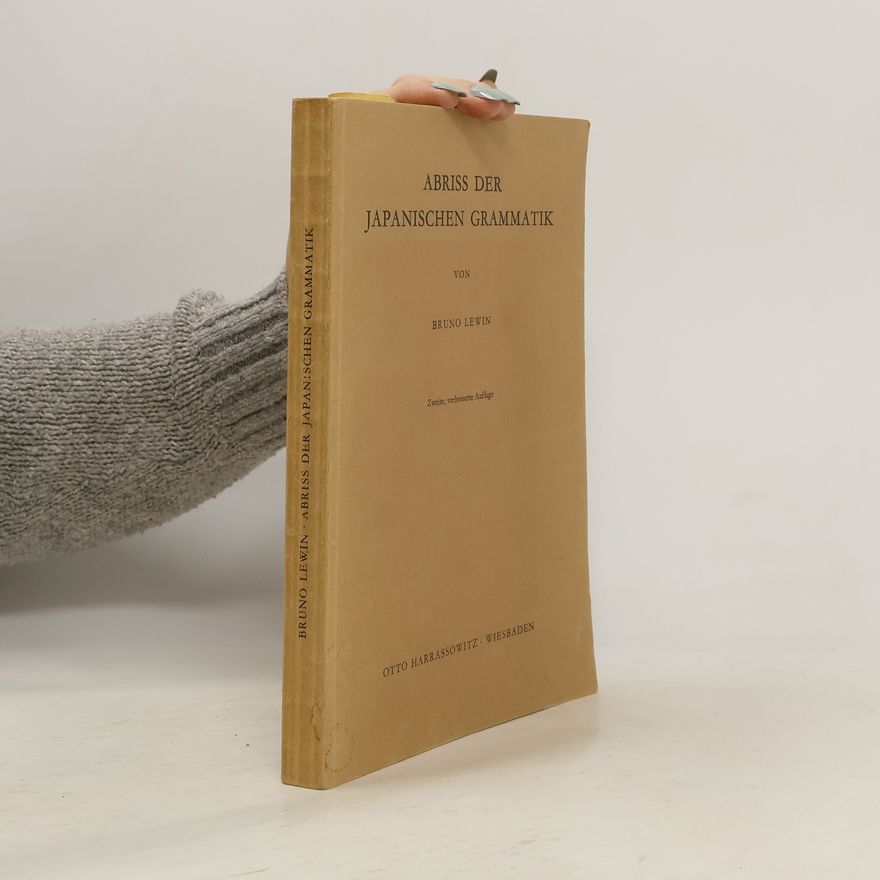 Bruno Lewin Abriss der japanischen Grammatik