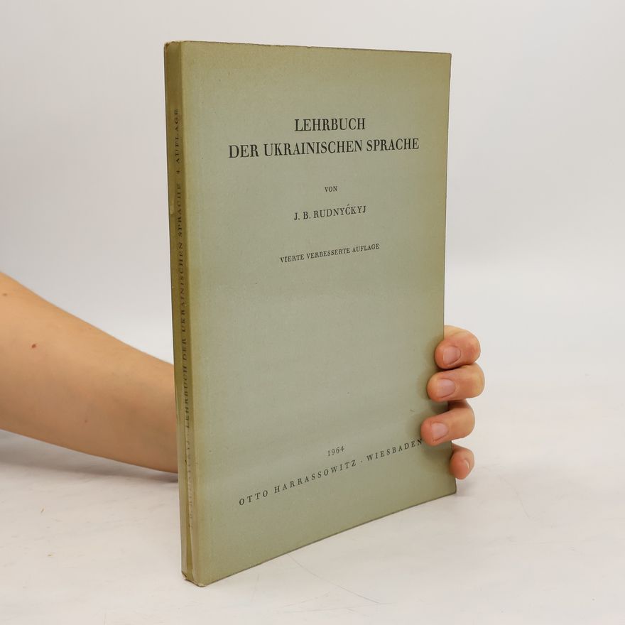 Jaroslav Rudnyckyj Lehrbuch der Ukrainischen Sprache