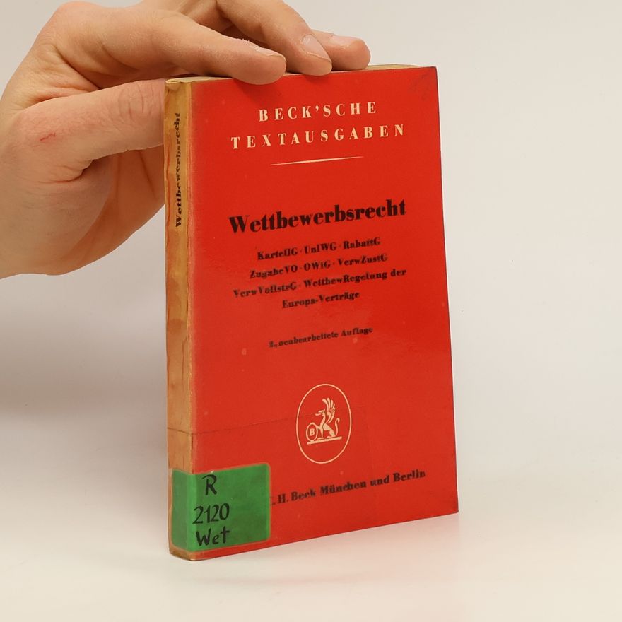 Various authors Wettbewerbsrecht