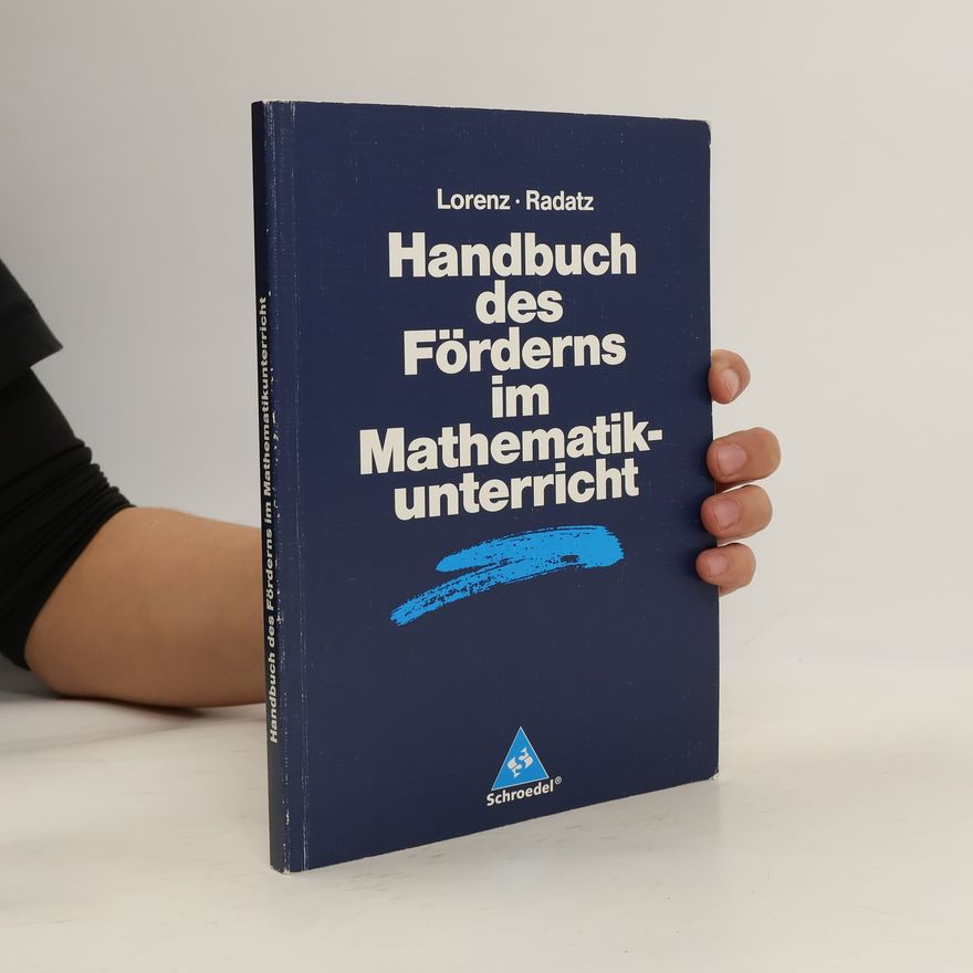 Jens Holger Lorenz Handbuch des Förderns im Mathematikunterricht