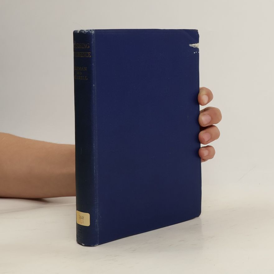 Maud A. Merrill Measuring Intelligence