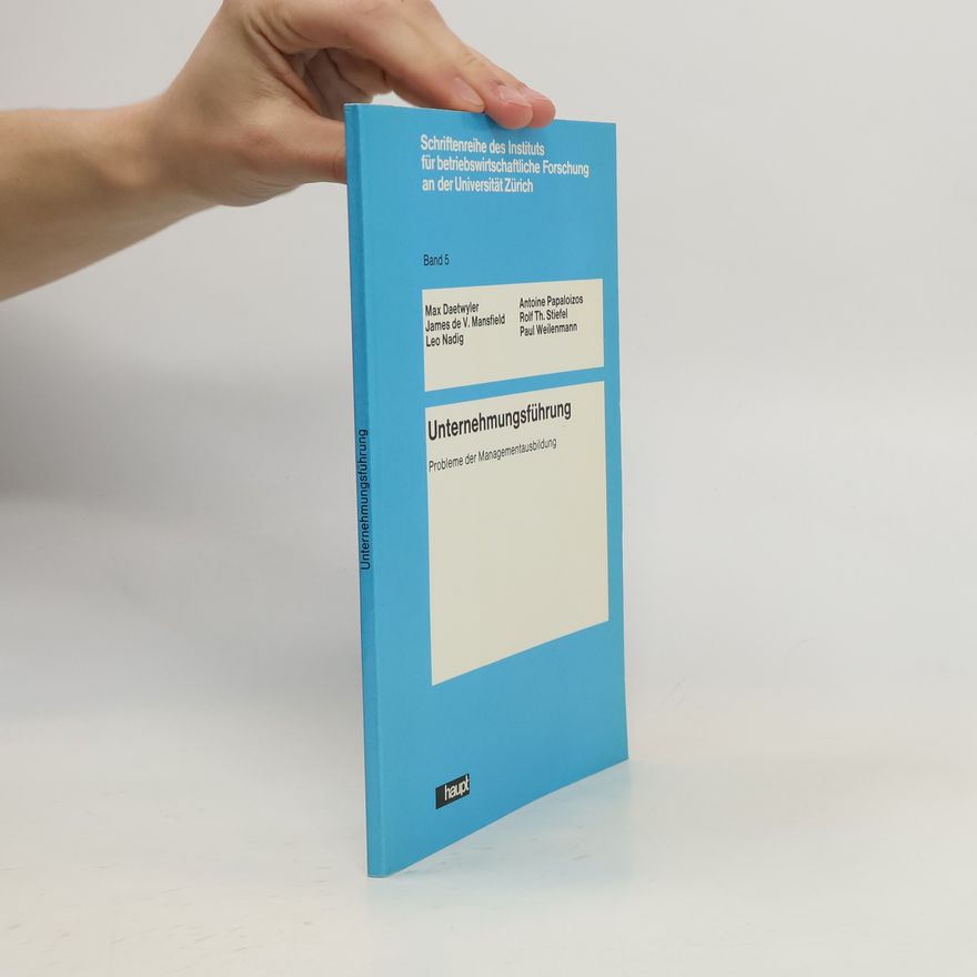Paul Weilenmann Unternehmungsführung