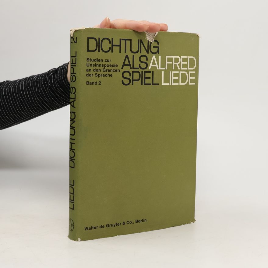 Alfred Liede Dichtung als Alfred Spiel Liede