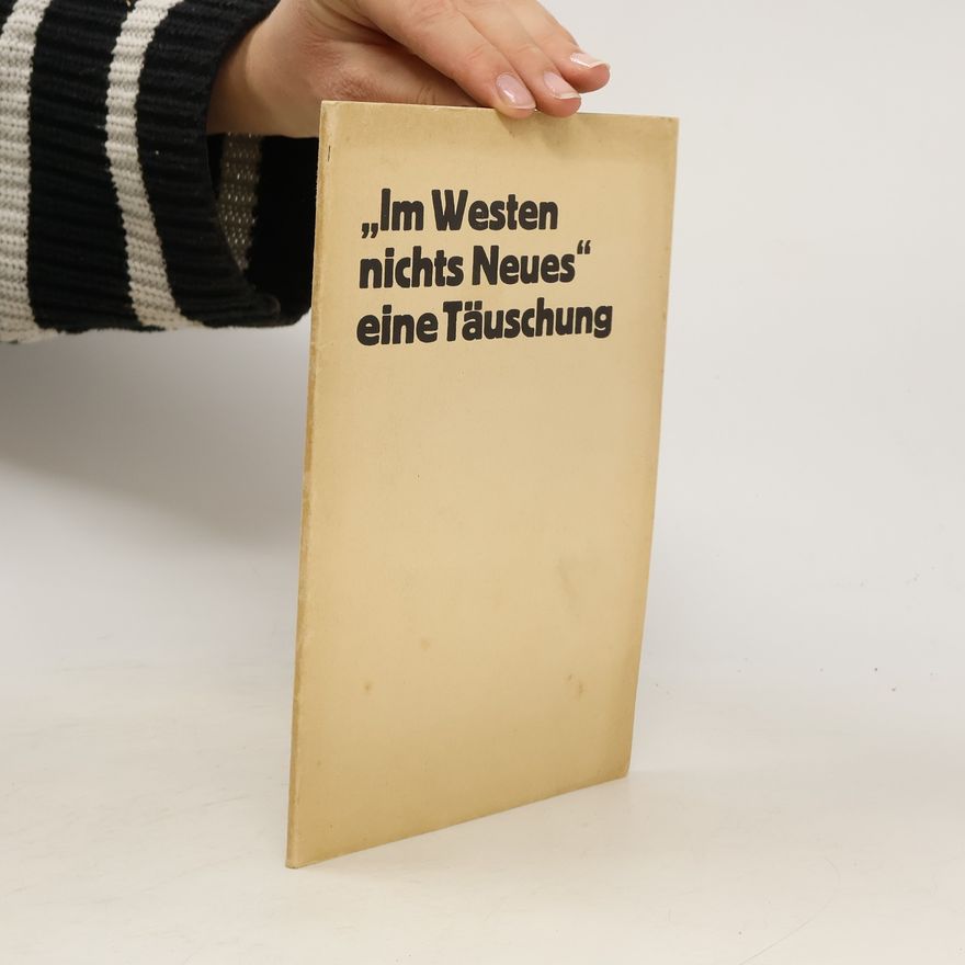Autorenkollektiv "Im Westen nichts Neues" eine Täuschung
