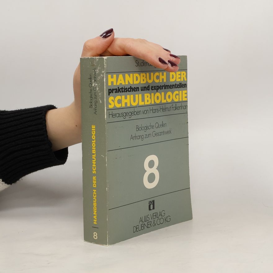 Hans Helmut Falkenhan Handbuch der praktischen und experimentellen Schulbiologie