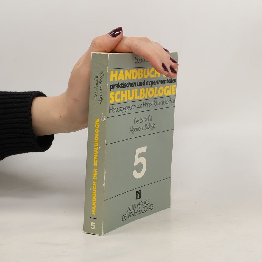 Hans Helmut Falkenhan Der Lehrstoff III - 5: Handbuch der praktischen und experimentellen Schulbiologie