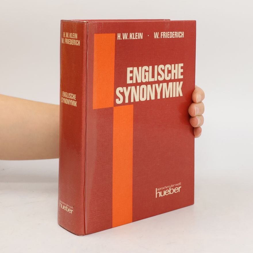 Wilhelm Klein Englische Synonymik