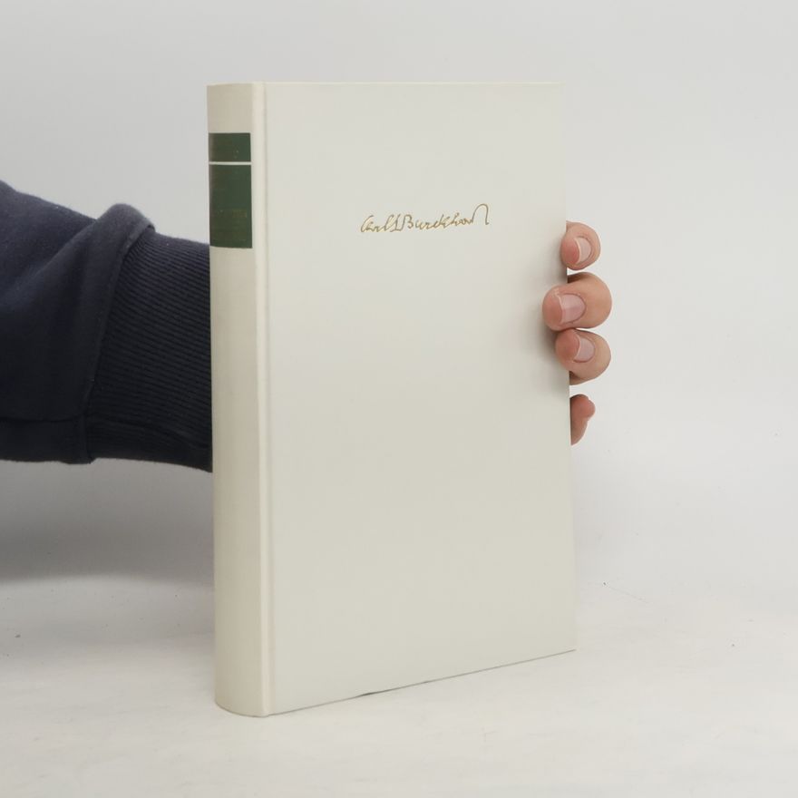 Carl Jacob Burckhardt Betrachtungen zur Geschichte und Literatur