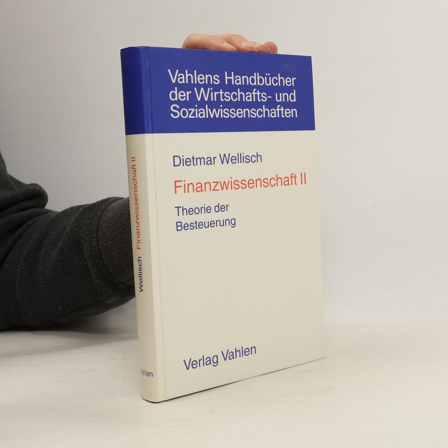 Dietmar Wellisch Finanzwissenschaft 2