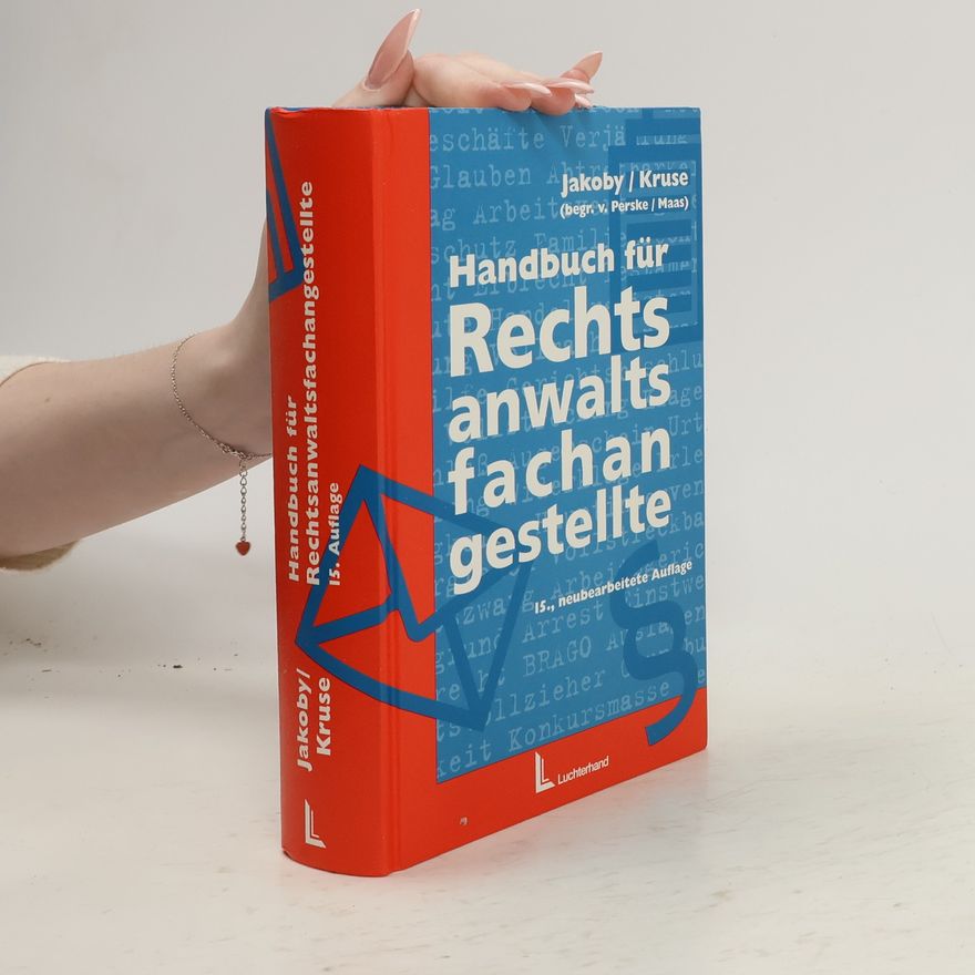 Markus Jakoby Handbuch für Rechtsanwaltsfachangestellte