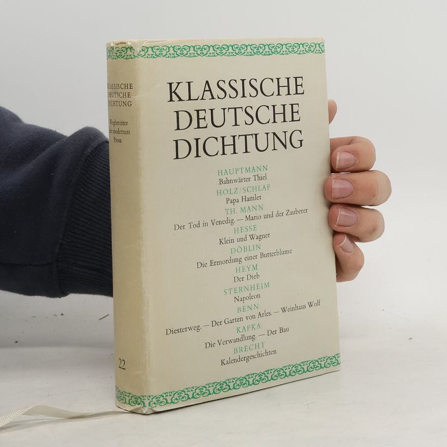 Kolektiv autorů Klassische Deutsche Dichtung 22