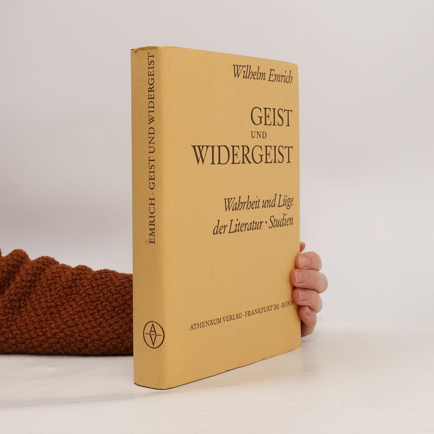 Wilhelm Emrich Geist und Widergeist