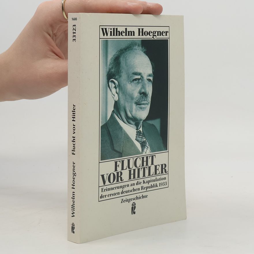 Wilhelm Hoegner Flucht vor Hitler
