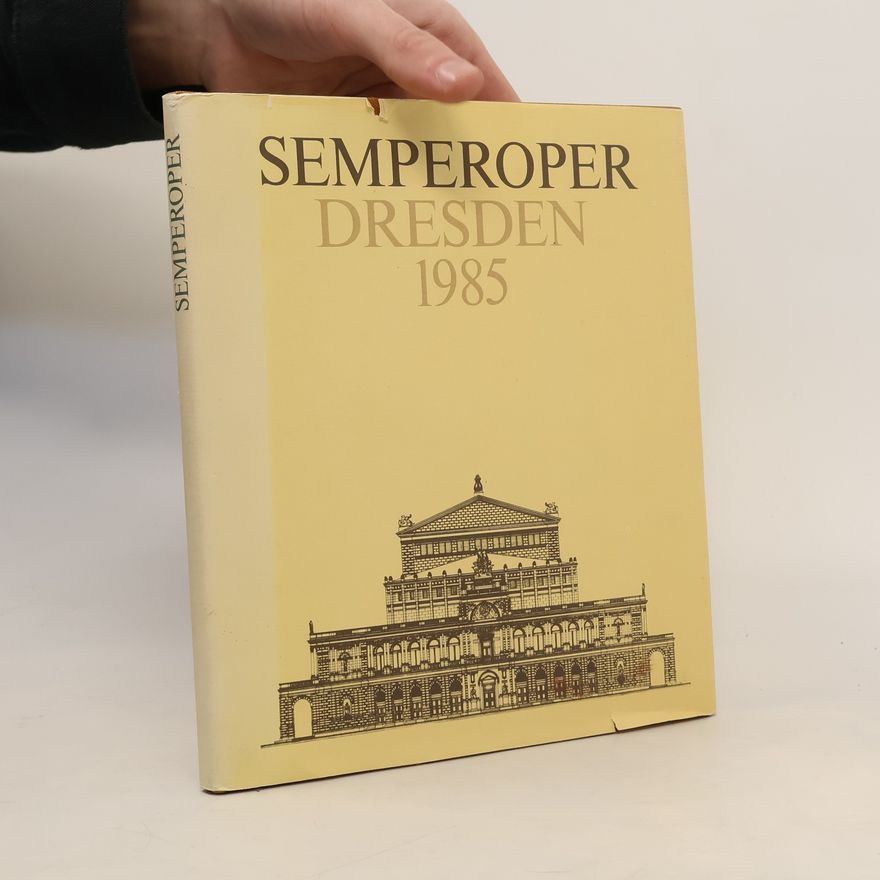 Siegfried Thienel Semper opera house Dresden 1985