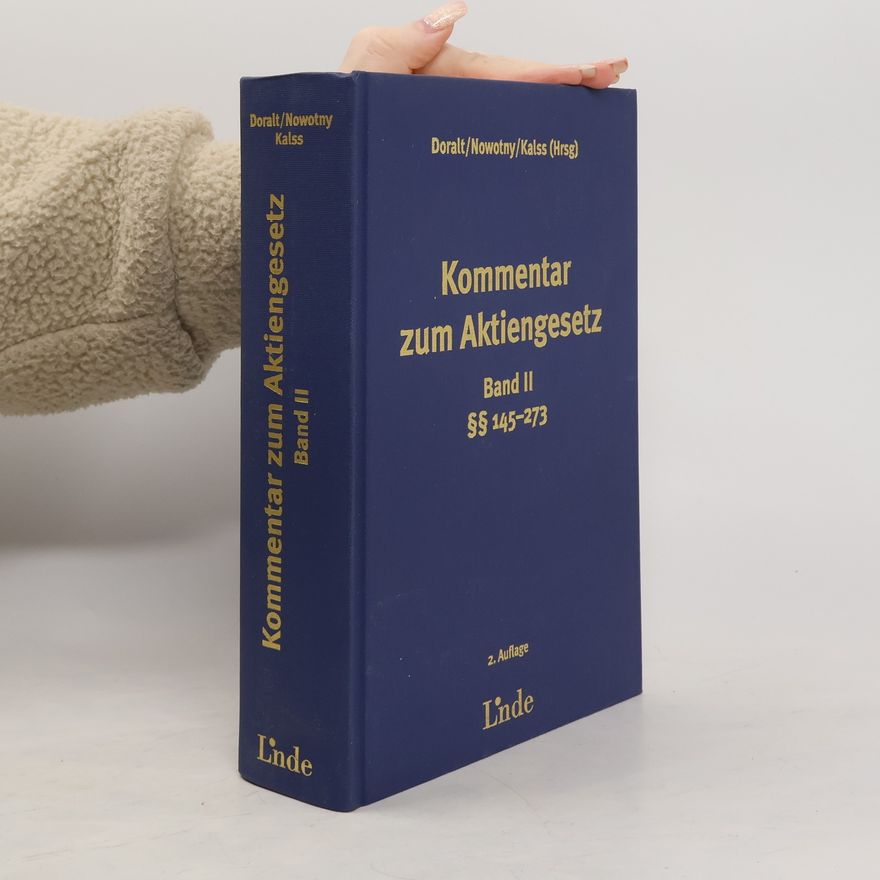 Kolektiv autorů Kommentar zum Aktiengesetz